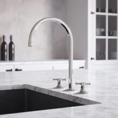 Hassel&Teudt HHV605 S05 - Køkkenblander med svingtud, Krom