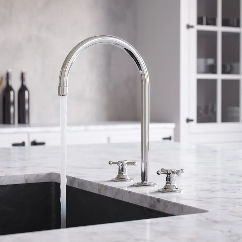 Hassel&Teudt HHV605 S05 - Køkkenblander med svingtud, Krom