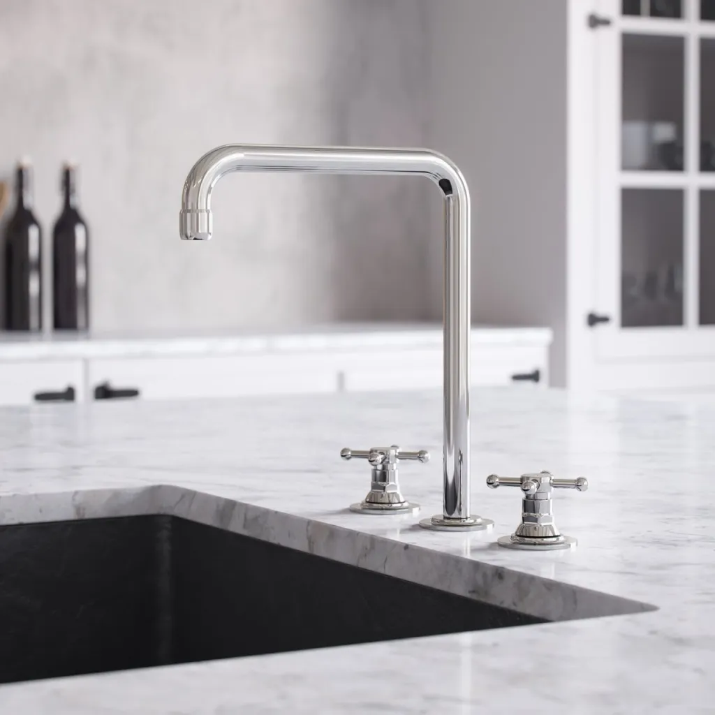 Hassel&Teudt HHV605 S06 - Køkkenblander med svingtud, Krom