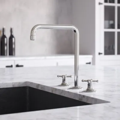 Hassel&Teudt HHV605 S06 - Køkkenblander med svingtud, Krom