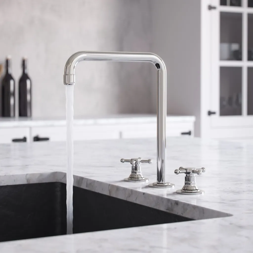 Hassel&Teudt HHV605 S06 - Køkkenblander med svingtud, Krom