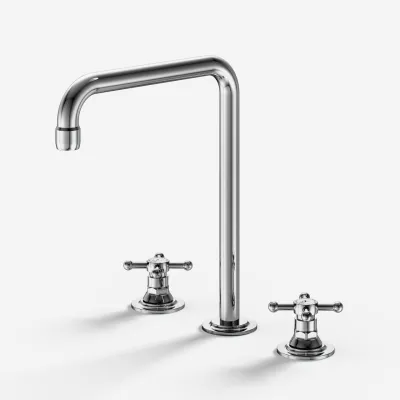 Hassel&Teudt HHV605 S06 - Køkkenblander med svingtud, Krom