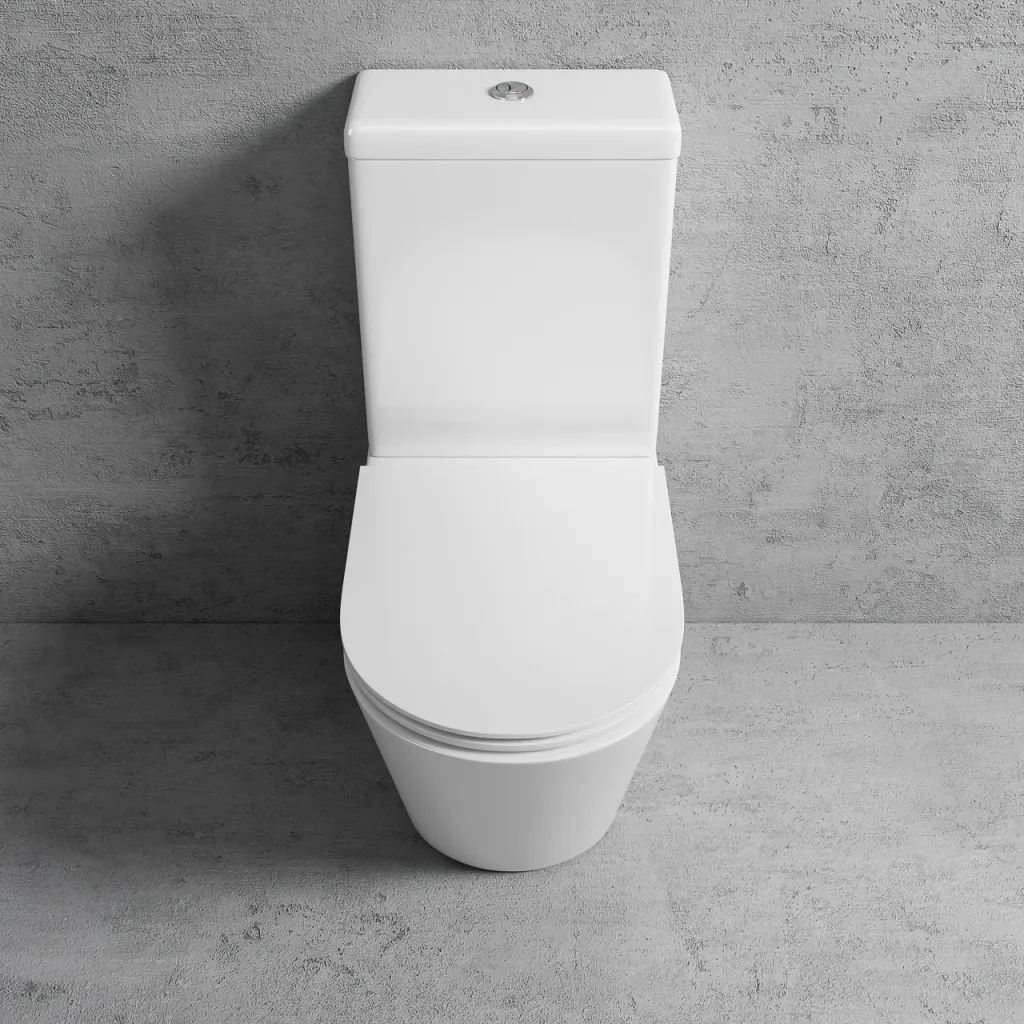 Urban Chic UC2-09 - Toilet m/ Geberit vandspar dobb. skyl, Glossy White