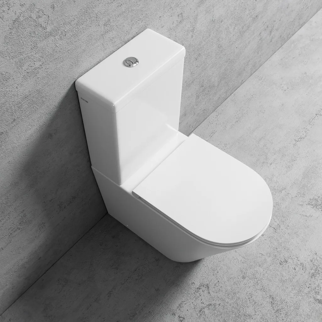 Urban Chic UC2-09 - Toilet m/ Geberit vandspar dobb. skyl, Glossy White