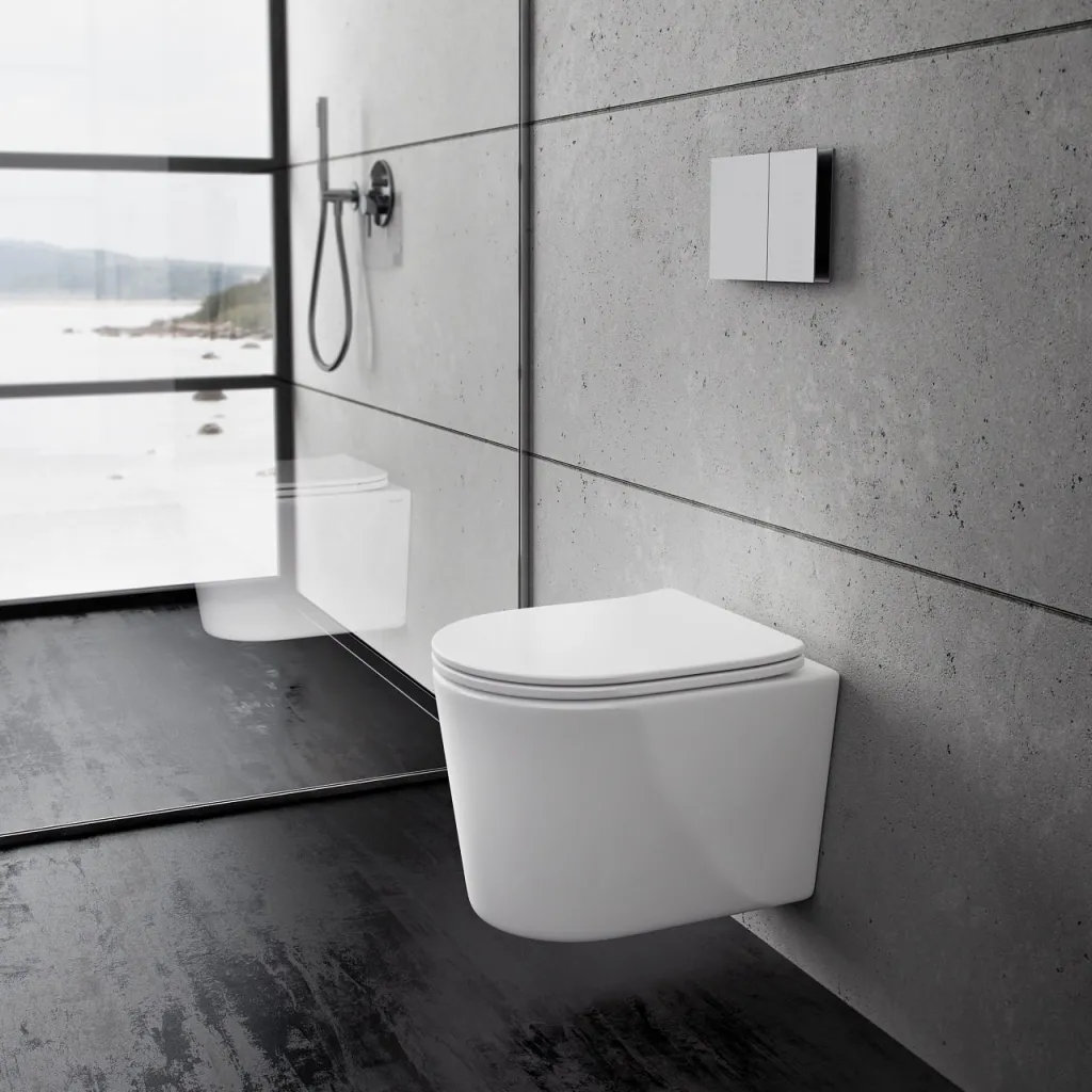 Mood PM-18 - Toilet 52,5 cm, Hvid, Vortex + EasyClean Coat