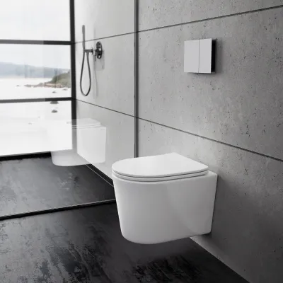 Mood PM-18 - Toilet 52,5 cm, Hvid, Vortex + EasyClean Coat