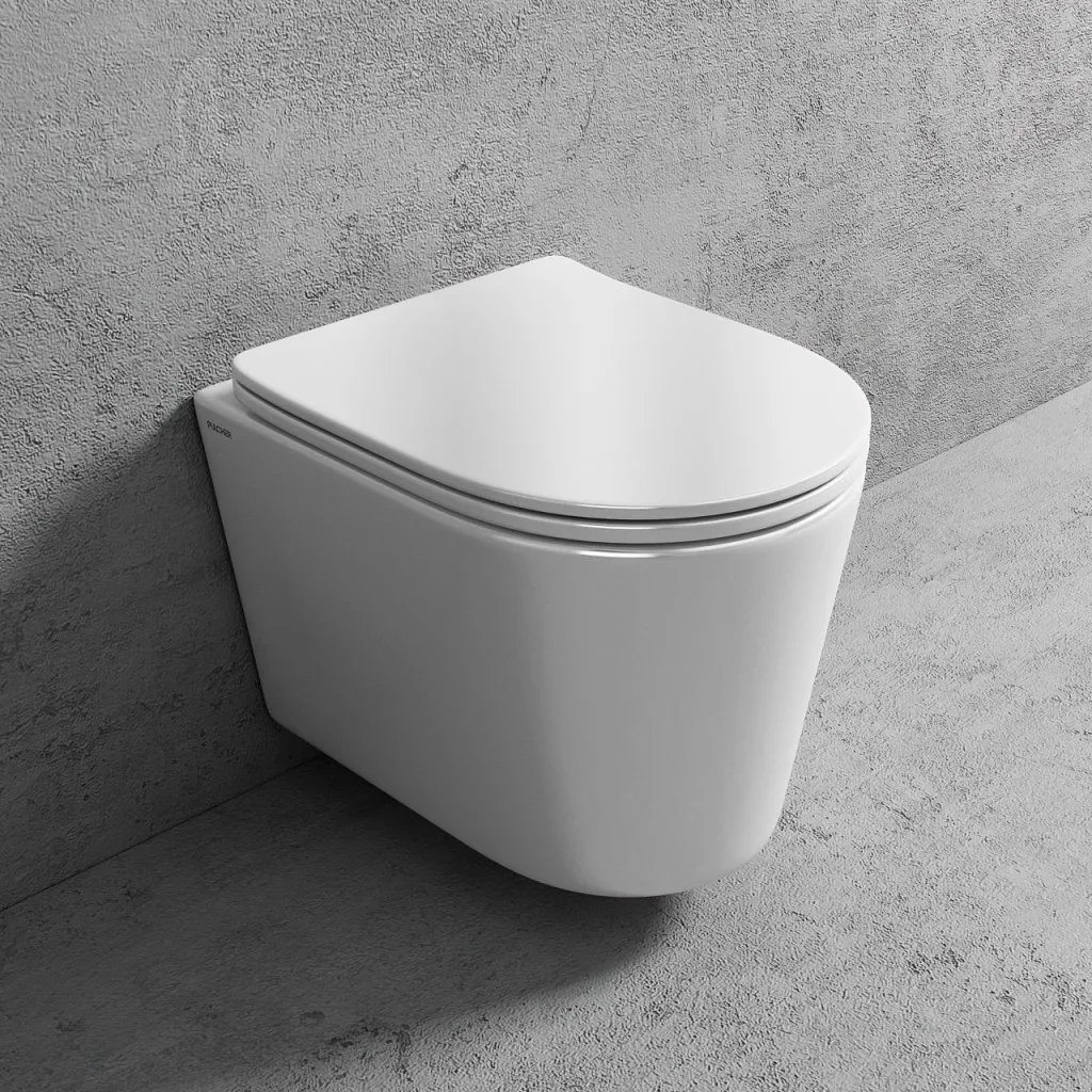 Mood PM-18 - Toilet 52,5 cm, Hvid, Vortex + EasyClean Coat