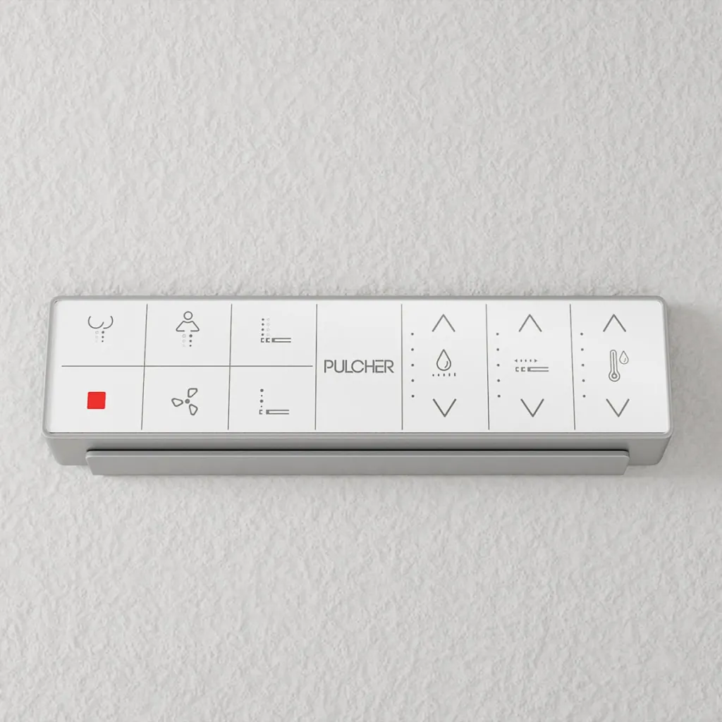 Aqualux PAX2-S Duschtoilet - LuxDusch Bidétfunktion & Soft-Close Sæde m/varme Vortex skyl Hvid