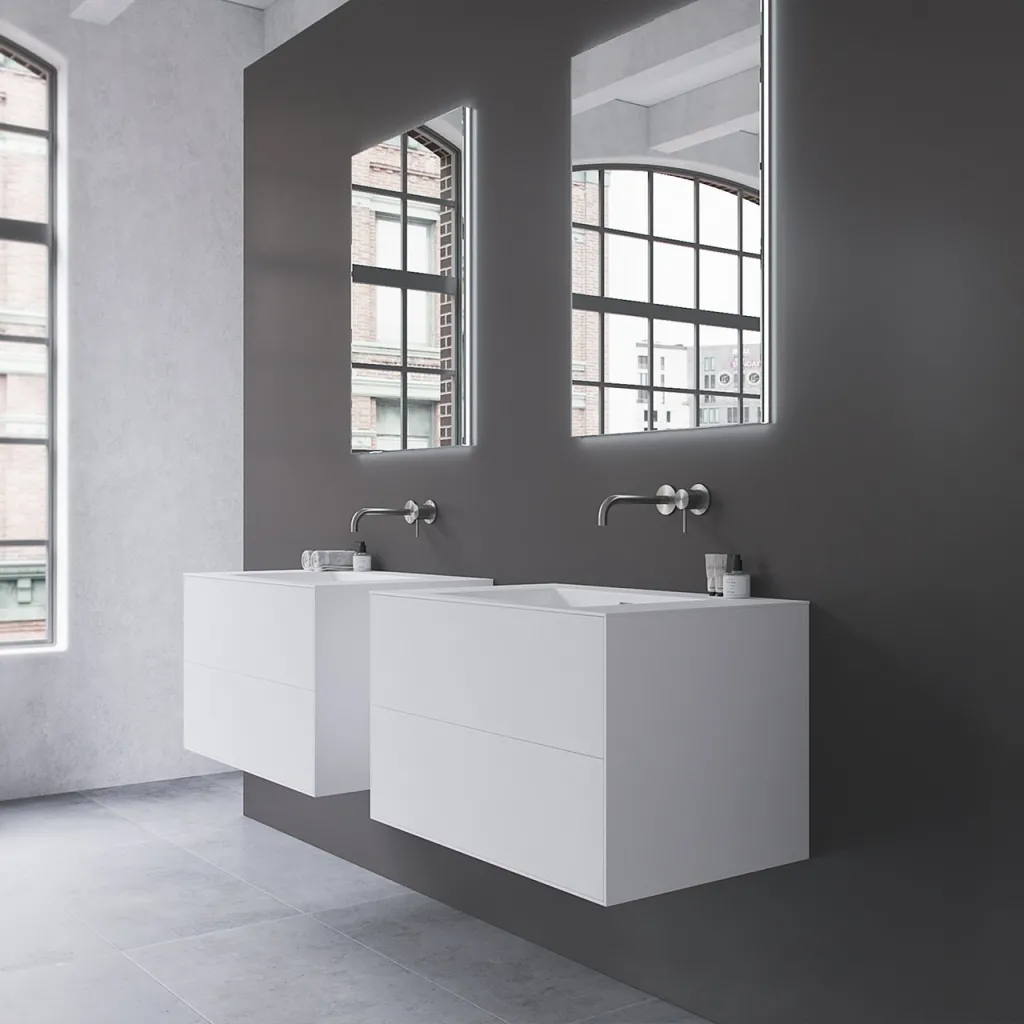 Copenhagen Chic 80 - MKII Badmøbel, Corian®, Mathvid