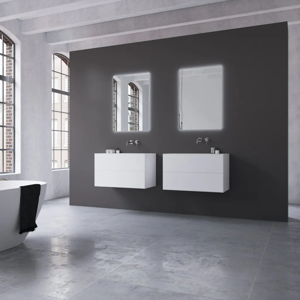 Copenhagen Chic 80 - MKII Badmøbel, Corian®, Mathvid