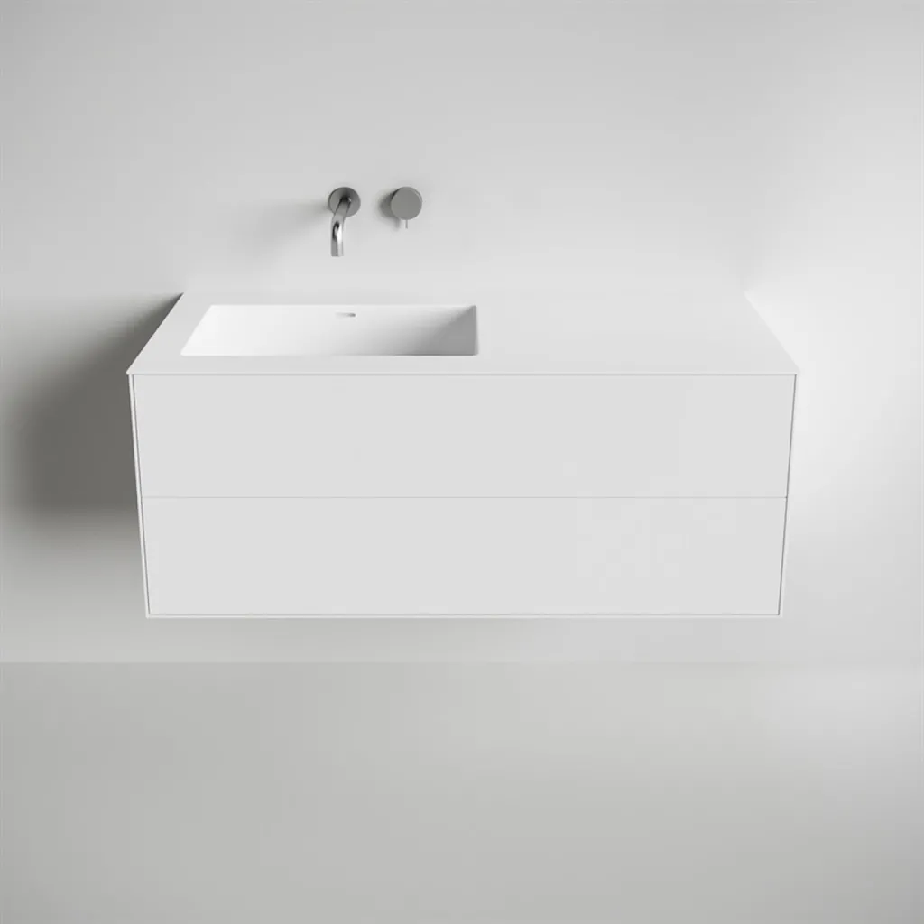 Copenhagen Chic II 120L - MKII - Badmøbel, Corian®, Mathvid