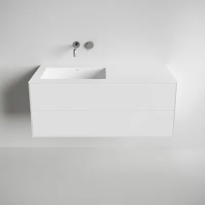 Copenhagen Chic II 120L - MKII - Badmøbel, Corian®, Mathvid