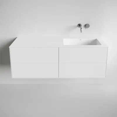 Copenhagen Chic 140R - MKII  - Badmøbel, Corian®, Mathvid