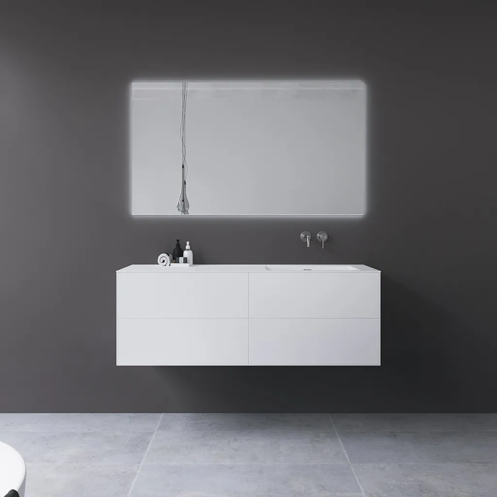 Copenhagen Chic 140R - MKII  - Badmøbel, Corian®, Mathvid