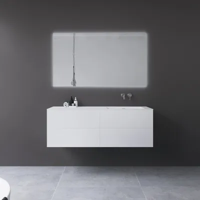 Copenhagen Chic 140R - MKII  - Badmøbel, Corian®, Mathvid