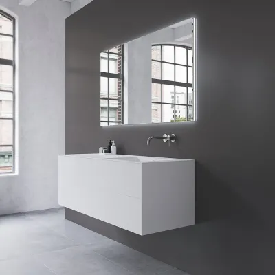 Copenhagen Chic 140R - MKII  - Badmøbel, Corian®, Mathvid