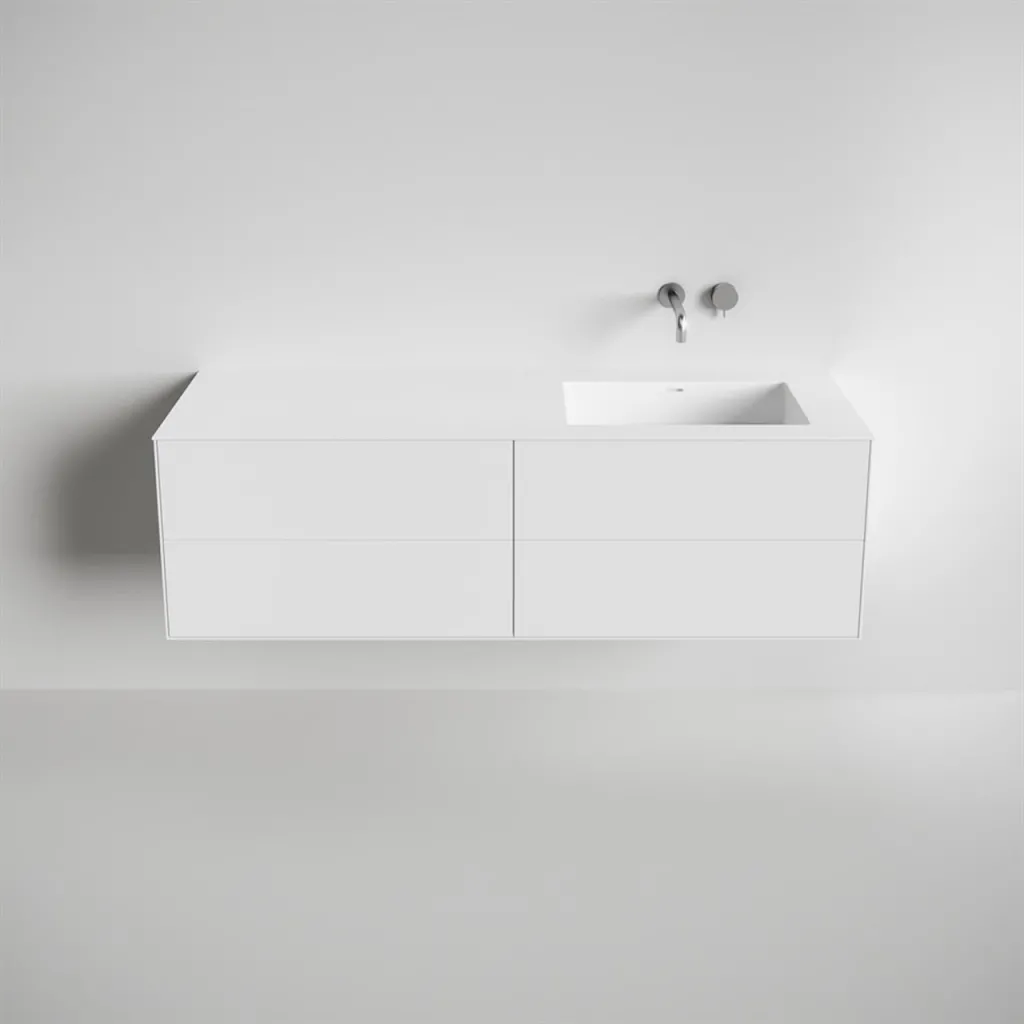 Copenhagen Chic 160R - MKII - Badmøbel, Corian®, Mathvid