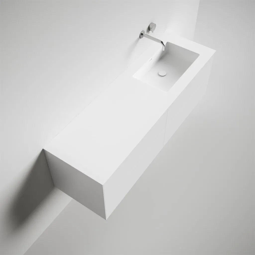 Copenhagen Chic 160R - MKII - Badmøbel, Corian®, Mathvid