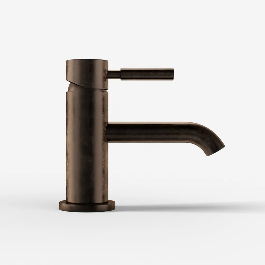 Semplice SHV101 - Håndvaskarmatur, Bruneret Messing