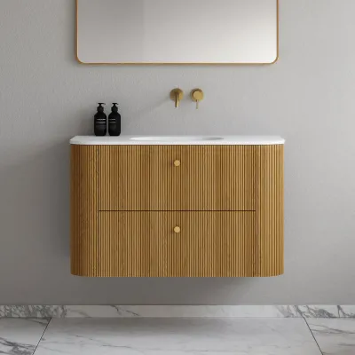 Noorwork 100 - Snedkermøbel i Natur Eg inkl. Mathvid Corian®