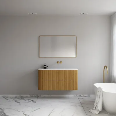 Noorwork 120 - Snedkermøbel i Natur Eg inkl. Mathvid Corian®