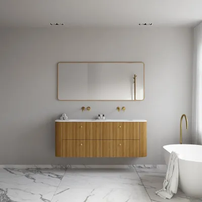 Noorwork 160D - Snedkermøbel i Natur Eg inkl. Mathvid Corian®