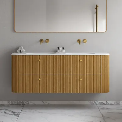 Noorwork 160D - Snedkermøbel i Natur Eg inkl. Mathvid Corian®