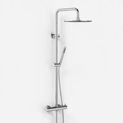 Classwell C900 S02 -  Termostatsæt XL Rain DeLuxe Ø30 EasyClean, Stick, Krom