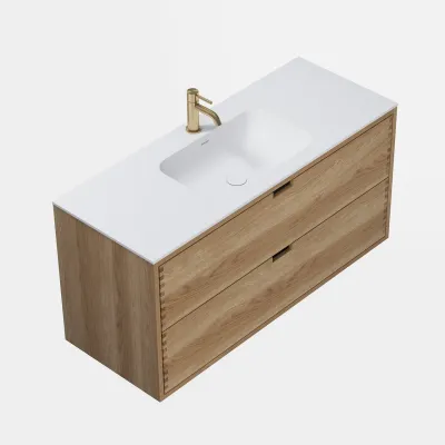 CPH Tapwork Soft 120 - MKIII, Fingertappet Snedkermøbel i Natur Eg inkl. Mathvid SolidTec® Vask