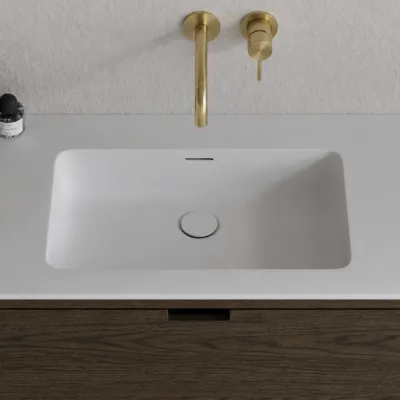 CPH Tapwork Soho 60 - MKIII, Fingertappet Snedkermøbel i Røget Eg inkl. Mathvid SolidTec® Vask