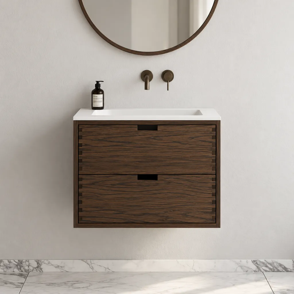 CPH Tapwork Soft 60 - MKIII, Fingertappet Snedkermøbel i Røget Eg inkl. Mathvid SolidTec® Vask