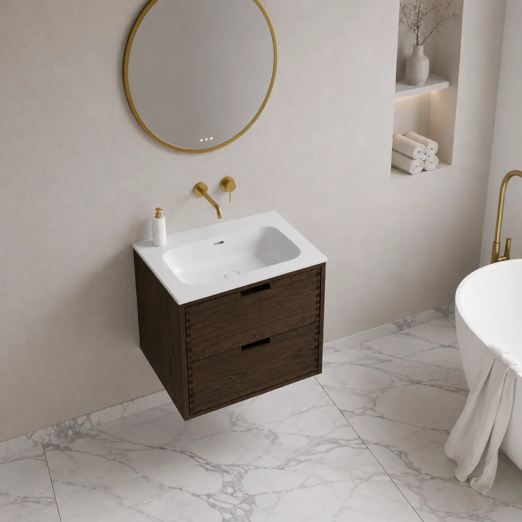 CPH Tapwork Soft 60 - MKIII, Fingertappet Snedkermøbel i Røget Eg inkl. Mathvid SolidTec® Vask