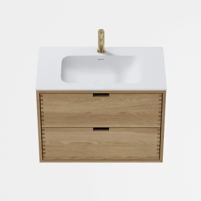 CPH Tapwork Soft 80 - MKIII, Fingertappet Snedkermøbel i Natur Eg inkl. Mathvid SolidTec® Vask