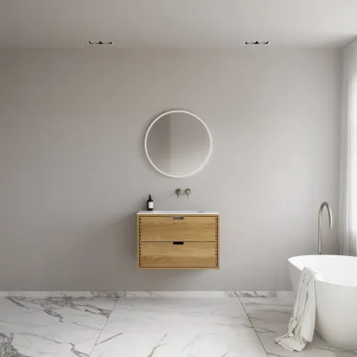 CPH Tapwork Soft 80 - MKIII, Fingertappet Snedkermøbel i Natur Eg inkl. Mathvid SolidTec® Vask