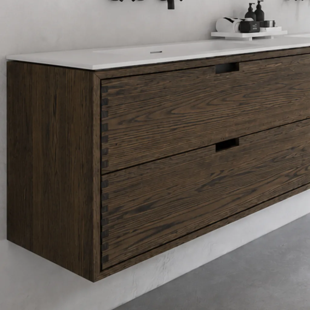 CPH Tapwork Soft 80 - MKIII, Fingertappet Snedkermøbel i Røget Eg inkl. Mathvid SolidTec® Vask