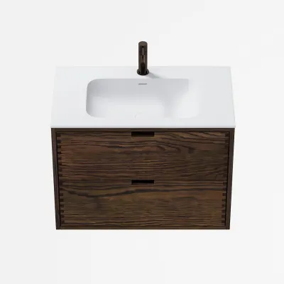 CPH Tapwork Soft 80 - MKIII, Fingertappet Snedkermøbel i Røget Eg inkl. Mathvid SolidTec® Vask