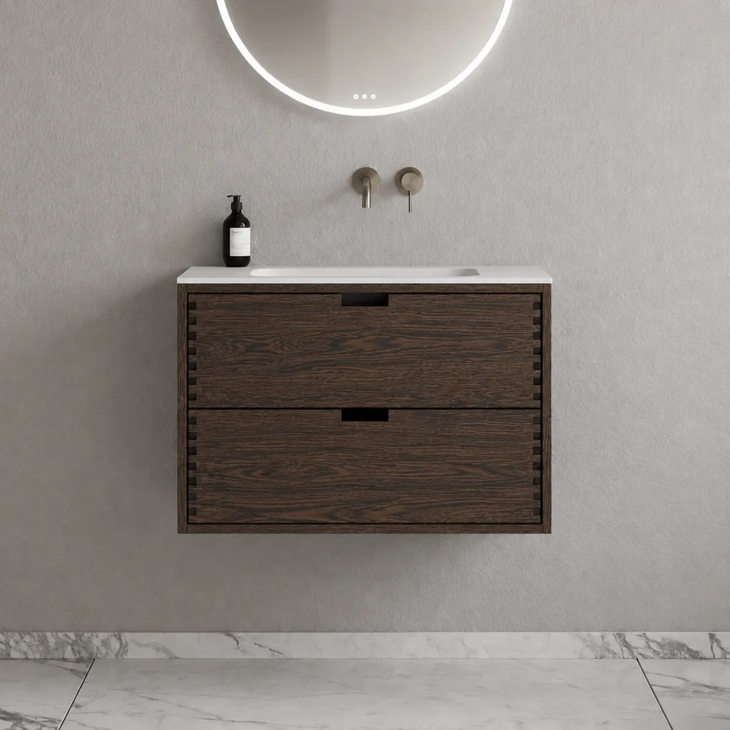 CPH Tapwork Soft 80 - MKIII, Fingertappet Snedkermøbel i Røget Eg inkl. Mathvid SolidTec® Vask