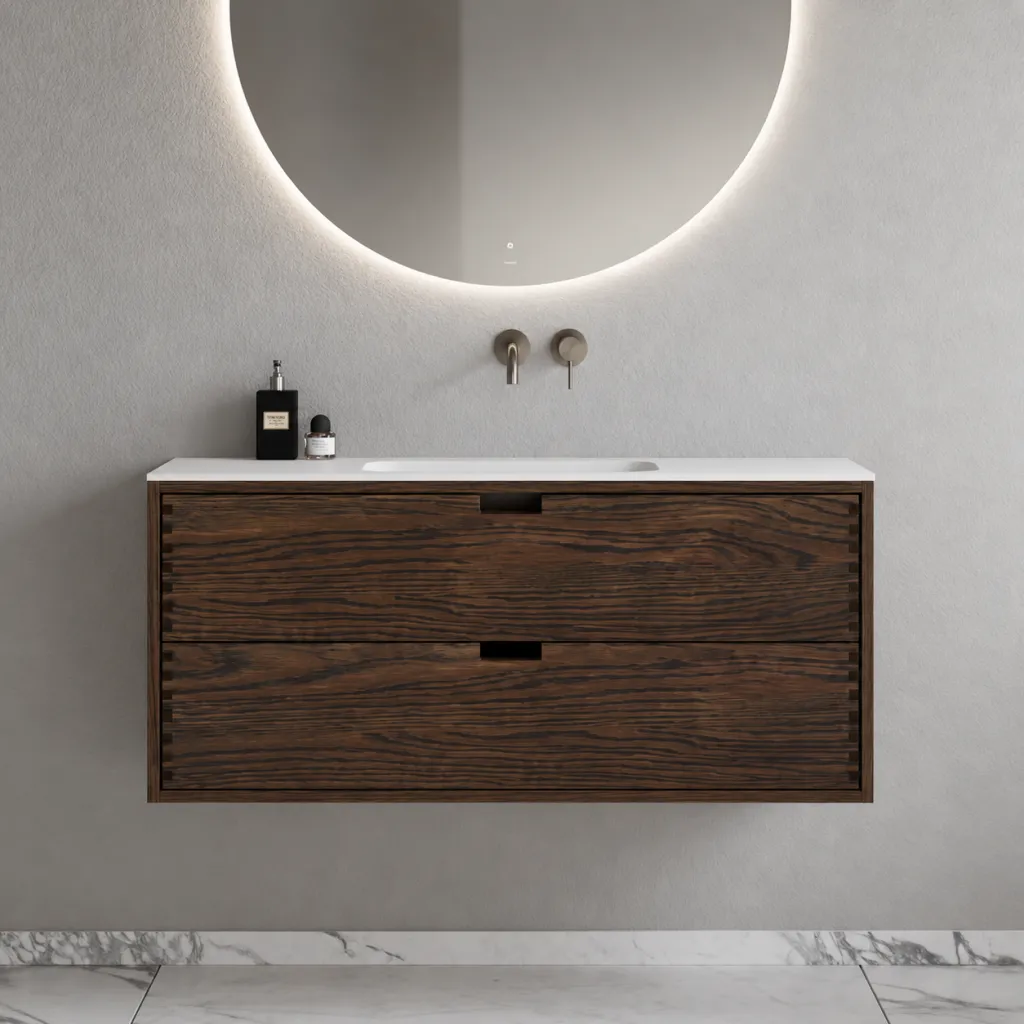 CPH Tapwork Soft 120 - MKIII, Fingertappet Snedkermøbel i Røget Eg inkl. Mathvid SolidTec® Vask