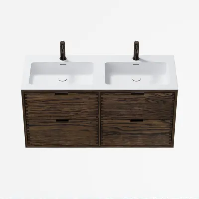 CPH Tapwork Soho 120D - MKIII, Fingertappet Snedkermøbel i Røget Eg inkl. Mathvid SolidTec® Vask