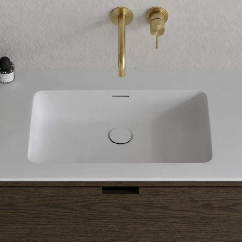 CPH Tapwork Soho 120D - MKIII, Fingertappet Snedkermøbel i Røget Eg inkl. Mathvid SolidTec® Vask