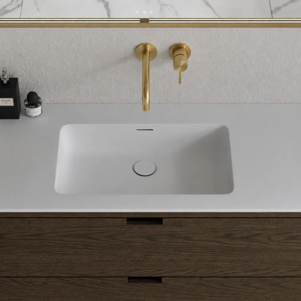 CPH Tapwork Soho 140 - MKIII, Fingertappet Snedkermøbel i Røget Eg inkl. Mathvid SolidTec® Vask