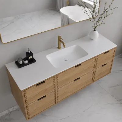 CPH Tapwork Soft 140C - MKIII, Fingertappet Snedkermøbel i Natur Eg inkl. Mathvid SolidTec® Vask