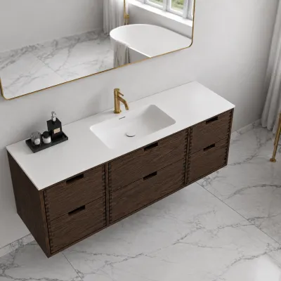 CPH Tapwork Soft 140 - MKIII, Fingertappet Snedkermøbel i Røget Eg inkl. Mathvid SolidTec® Vask
