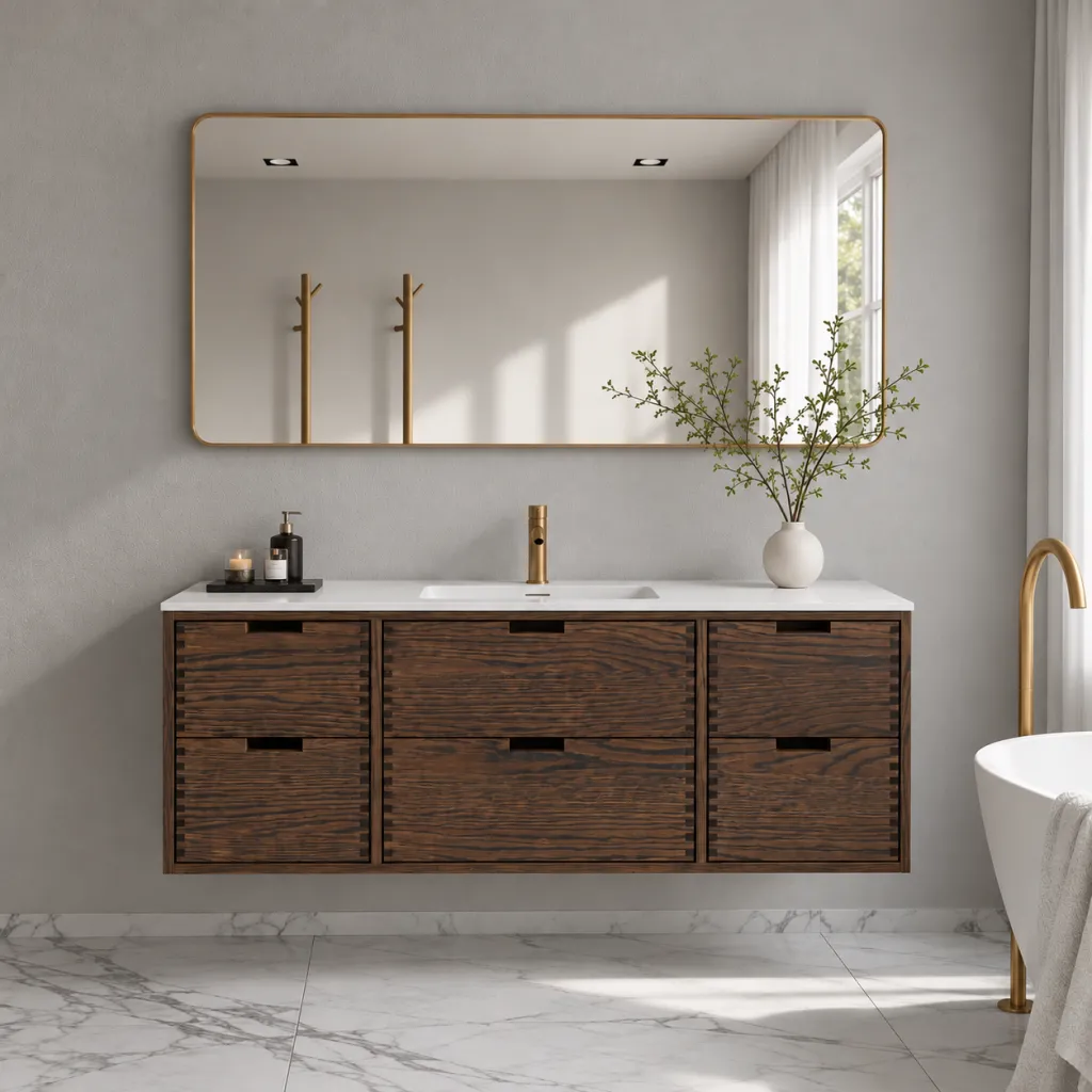 CPH Tapwork Soft 140 - MKIII, Fingertappet Snedkermøbel i Røget Eg inkl. Mathvid SolidTec® Vask