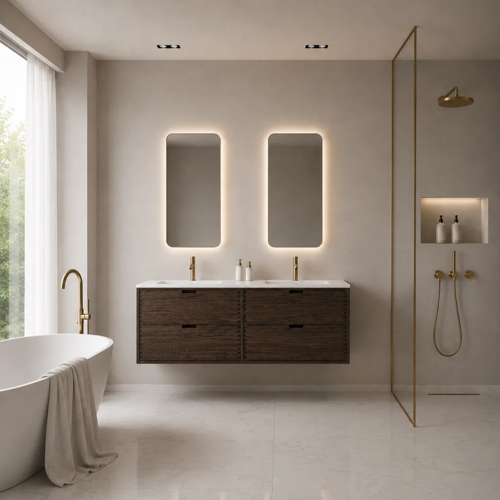CPH Tapwork Soho 140D - MKIII, Fingertappet Snedkermøbel i Røget Eg inkl. Mathvid SolidTec® Vask