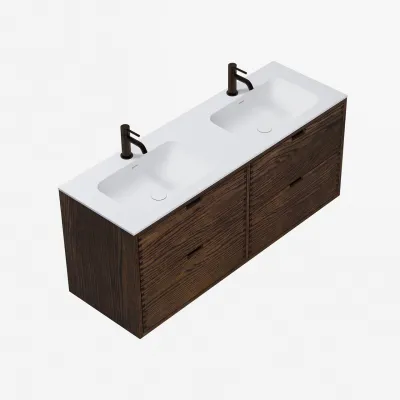 CPH Tapwork Soft 140D - MKIII, Fingertappet Snedkermøbel i Røget Eg inkl. Mathvid SolidTec® Vask