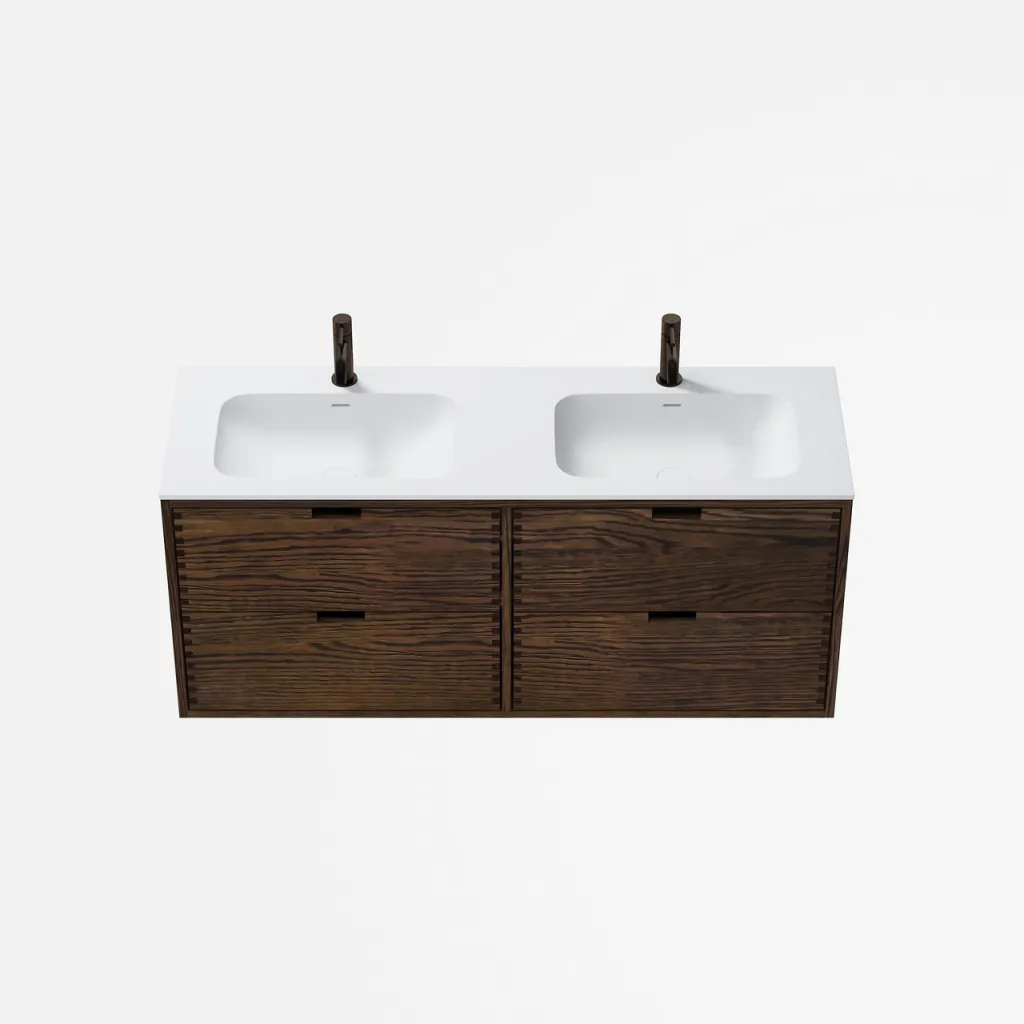 CPH Tapwork Soft 140D - MKIII, Fingertappet Snedkermøbel i Røget Eg inkl. Mathvid SolidTec® Vask