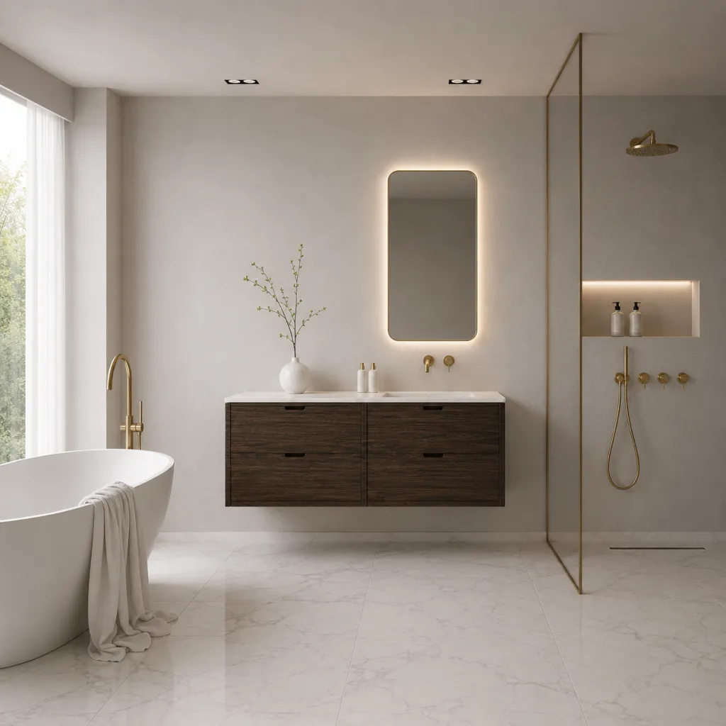 CPH Tapwork Soho 140R - MKIII, Fingertappet Snedkermøbel i Røget Eg inkl. Mathvid SolidTec® Vask
