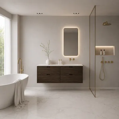 CPH Tapwork Soho 140R - MKIII, Fingertappet Snedkermøbel i Røget Eg inkl. Mathvid SolidTec® Vask