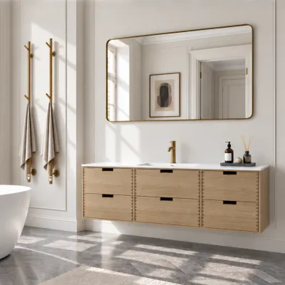 CPH Tapwork Soho 160C - MKIII, Fingertappet Snedkermøbel i Natur Eg inkl. Mathvid SolidTec® Vask